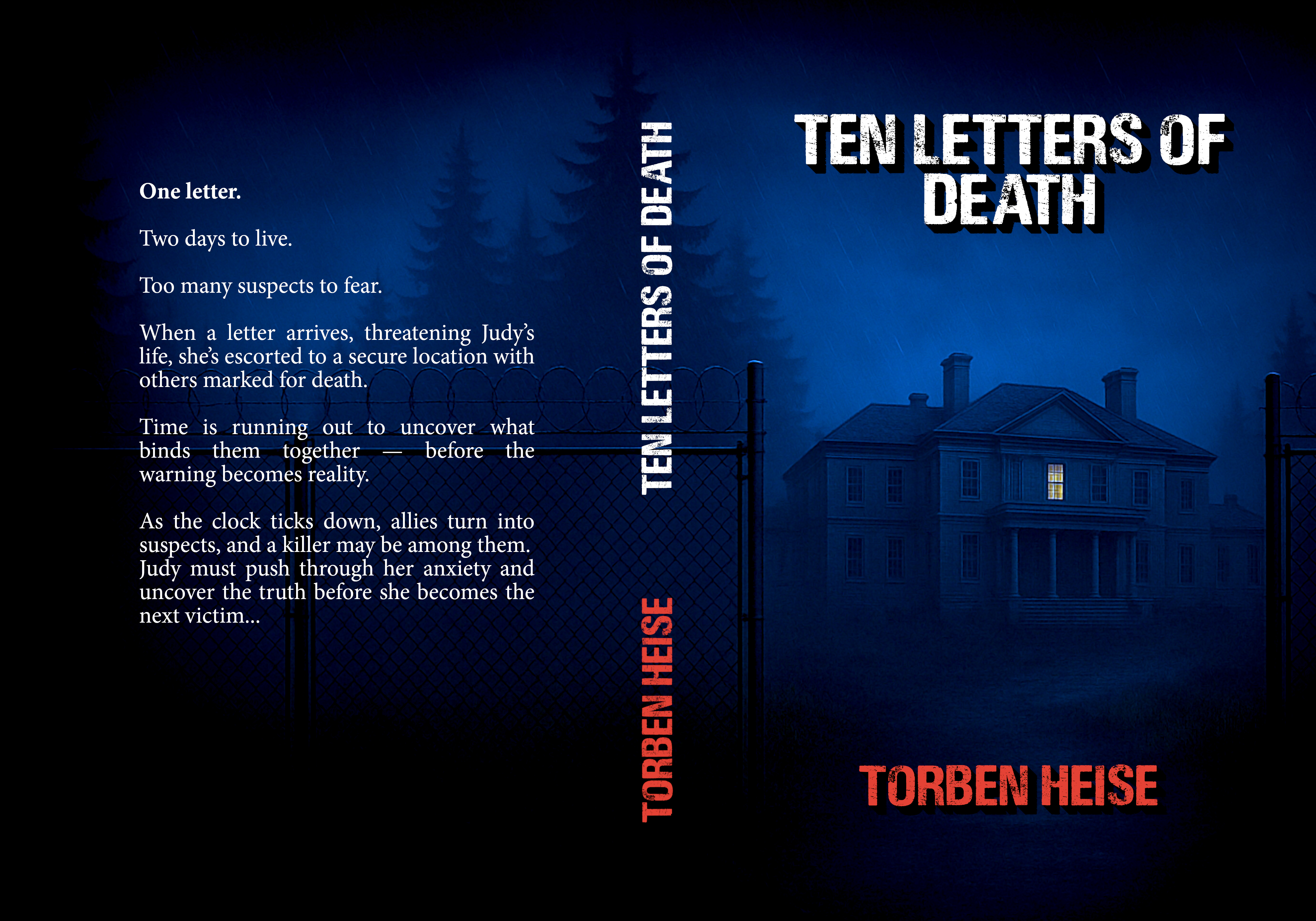 Book cover: Ten Letters of Death